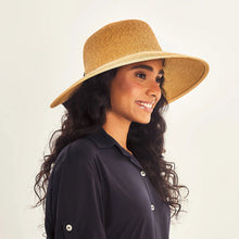 Indlæs billede i galleriet, Image 04: Uv Line Chapeau Souple/Capeline Hat Santorini Imp Fem Wheat Upf50+