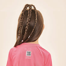 Indlæs billede i galleriet, Image 04: Uv Line T-Shirt Acqua Qr Code Chiclete Fluor Upf50+