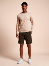 Indlæs billede i galleriet, Model Front: Uv Line T-Shirt Pour Homme T-Shirt New Fit Masc Sand Upf50+