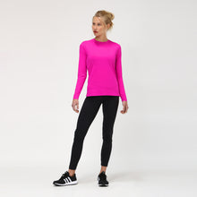 Indlæs billede i galleriet, Model Front: Uv Line T-Shirt Camiseta Uv X Pro Ml Rosa Upf50+