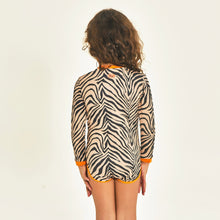 Indlæs billede i galleriet, Model Back: Uv Line Maillot De Bain Bébé Swimsuit Baby Zebra Upf50+