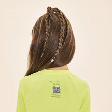 Indlæs billede i galleriet, Image 04: Uv Line T-Shirt Acqua Qr Code Amarelo Fluor Upf50+