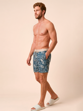 Indlæs billede i galleriet, Image 03: Uv Line Bermuda / Short Pour Homme Shorts Acqua Boxer Tie Dye Blue Upf50+
