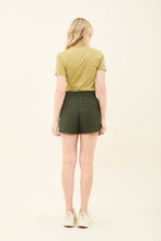 Indlæs billede i galleriet, Model Back: Uv Line Fitness Bas Short Race Verde Militar Upf50+