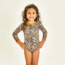 Indlæs billede i galleriet, Model Front: Uv Line Maillot De Bain Bébé Swimsuit Baby Zebra Upf50+