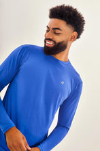 Indlæs billede i galleriet, Image 04: Uv Line T-Shirt Longsleeve Uvpro Brasil Masc Cobalto Upf50+