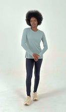 Indlæs billede i galleriet, Product Front: Uv Line T-Shirt Longsleeve Fem New Fit Verde Agua Upf50+