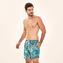 Indlæs billede i galleriet, Image 02: Uv Line Short De Bain Short Acqua Coqueiros Turquesa Upf50+