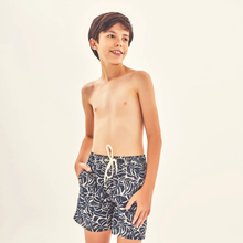 Indlæs billede i galleriet, Model Front: Uv Line Maillot De Bain Garçon Shorts Kids Costela Aco Upf50+