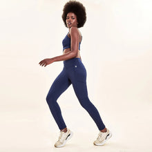 Indlæs billede i galleriet, Image 04: Uv Line Fitness Bas Legging Fit Aspen Navy Blue Upf50+