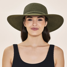 Indlæs billede i galleriet, Model Front: Uv Line Chapeau Souple/Capeline Hat Jurere Imp Fem Green Militar Upf50+
