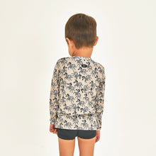 Indlæs billede i galleriet, Model Back: Uv Line T-Shirt Longsleeve Baby Zebra Upf50+