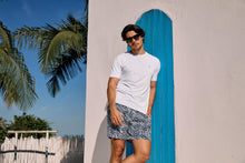 Indlæs billede i galleriet, Image 05: Uv Line Bermuda / Short Pour Homme Shorts Acqua Boxer Tie Dye Blue Upf50+