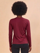 Indlæs billede i galleriet, Model Back: Uv Line T-Shirt Longsleeve Uvpro Vermelho Quimado Upf50+