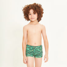 Indlæs billede i galleriet, Model Front: Uv Line Maillot De Bain Garçon Sunga Folhagem Kids Upf50+