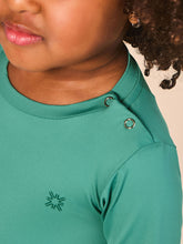 Indlæs billede i galleriet, Image 04: Uv Line Maillot De Bain Bébé Baby Longsleeve Swimsuit Deep Sea Upf50+