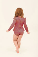 Indlæs billede i galleriet, Model Back: Uv Line Maillot De Bain Bébé Baby Shine Malva Up50+