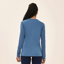 Indlæs billede i galleriet, Model Back: Uv Line T-Shirt Longsleeve Sport Fit Aco Upf50+