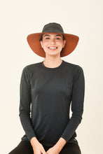 Indlæs billede i galleriet, Image 04: Uv Line Chapeau Souple/Capeline San Diego Preto Caramelo Upf50+