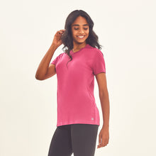 Indlæs billede i galleriet, Image 02: Uv Line Fitness Haut T-Shirt Sport Fit Fuchsia Upf50+