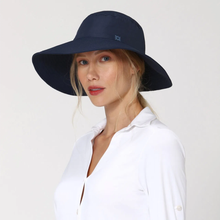 Indlæs billede i galleriet, Image 02: Uv Line Chapeau Souple/Capeline Hat Lyon Nac L Fem Navy Blue Upf50+
