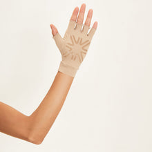 Indlæs billede i galleriet, Image 04: Uv Line Gants Short Gloves Uni Beige Upf50+
