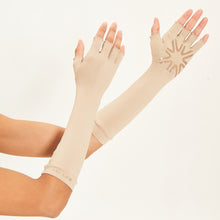 Indlæs billede i galleriet, Long Glove Chokolade UPF50+
