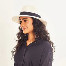 Indlæs billede i galleriet, Image 04: Uv Line Chapeau Panama Hat Shanghai Imp Uni White Black Upf50+
