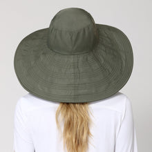 Indlæs billede i galleriet, Model Back: Uv Line Chapeau Souple/Capeline Hat Beverly Hills I18 Fem Green Militar Upf50+
