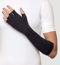 Indlæs billede i galleriet, Image 02: Uv Line Gants Long Gloves Uni Black Upf50+
