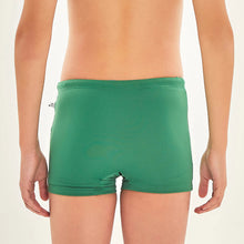 Indlæs billede i galleriet, Model Back: Uv Line Maillot De Bain Garçon Trunks Kids F Inf Brazil Green Upf50+
