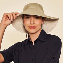 Indlæs billede i galleriet, Image 05: Uv Line Chapeau Souple/Capeline San Diego Areia Kaki Upf50+
