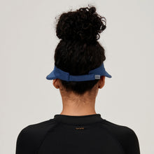 Indlæs billede i galleriet, Model Back: Uv Line Visière Visor Leblon Navy Blue Upf50+
