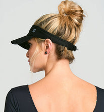 Indlæs billede i galleriet, Model Back: Uv Line Visière Visor Athletic Dry Fem Black Upf50+
