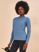 Indlæs billede i galleriet, Image 02: Uv Line T-Shirt Longsleeve Uvpro Indigo Upf50+
