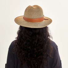 Indlæs billede i galleriet, Model Back: Uv Line Chapeau Fedora Hat Giovana Imp Fem Mescla Upf50+
