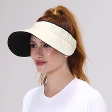 Indlæs billede i galleriet, Image 02: Uv Line Visière Visor Bali Fem Sand Black Upf50+
