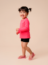 Indlæs billede i galleriet, Image 03: Uv Line T-Shirt Longsleeve Baby Pink Fluor Upf50+

