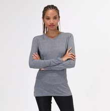 Indlæs billede i galleriet, Model Front: Uv Line Fitness Haut Sport Fit Mescla
