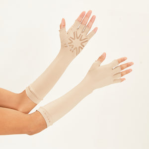 Long Glove Chokolade UPF50+