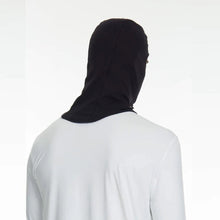 Indlæs billede i galleriet, Model Back: Uv Line Chapeau Legionnaire Skin Mask Balaclava Uni Black Upf50+
