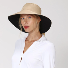 Indlæs billede i galleriet, Image 02: Uv Line Chapeau Souple/Capeline San Diego Kaki/Preto
