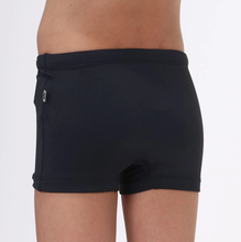 Indlæs billede i galleriet, Model Back: Uv Line Maillot De Bain Garçon Trunks Kids F Inf Black Upf50+
