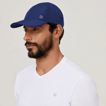 Indlæs billede i galleriet, Image 02: Uv Line Casquette Cap Uv Pro Masc Navy Blue Upf50+
