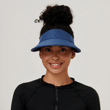 Indlæs billede i galleriet, Model Front: Uv Line Visière Visor Leblon Navy Blue Upf50+
