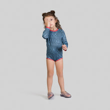 Indlæs billede i galleriet, Image 09: Uv Line Maillot De Bain Bébé Macaquinho Baby Listras Upf50+
