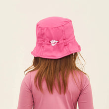 Indlæs billede i galleriet, Model Back: Uv Line Bob Hat Napoli Basic Kids Nac Inf Pink Upf50+
