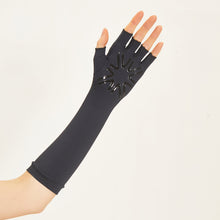 Indlæs billede i galleriet, Image 04: Uv Line Gants Long Gloves Uni Black Upf50+
