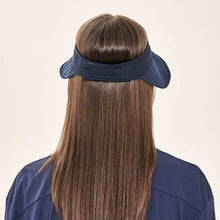 Indlæs billede i galleriet, Model Back: Uv Line Visière Visor Bali Fem Navy Light Blue Upf50+
