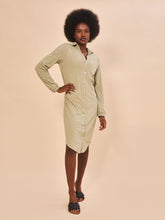 Indlæs billede i galleriet, Image 02: Uv Line Chemise Shirtdress Copenhagen Mescla Areia Upf50+
